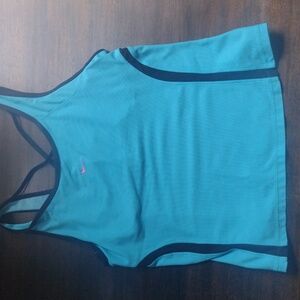Blue and Black L Nike Fit dry tank top